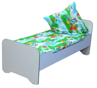 Кровать детская с округлением без матраса, 1432х634х615