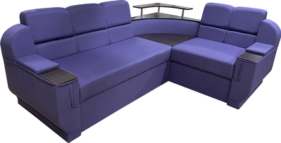 Угловой диван Меркурий угол ДСП (Фиолетовый), 1 категория