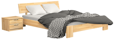 Двуспальная кровать Титан (Бук натуральный), 120х190