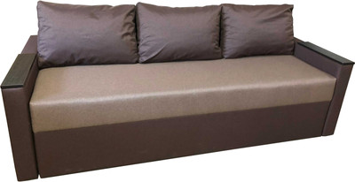 Прямой диван Арни (Бежевый с коричневым), 1 категория