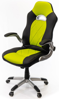 Кресло геймерское Форсаж 8 PL GTR TILT Зеленый (PU-черный/салатовый)