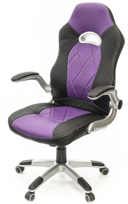 Кресло геймерское Форсаж 8 PL GTR TILT Фиолетовый (PU-черный/фиолетовый)