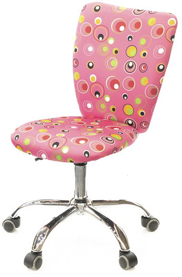Кресло детское Кеви CH TILT Принтовый (Розовые пузырьки)