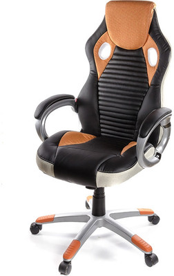 Кресло геймерское Григ PL TILT Оранжевый (Черный/Оранжевый)