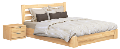 Двоспальне ліжко Селена (Бук натуральний), 120х190