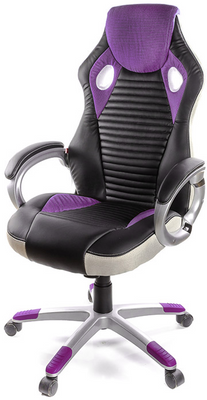 Кресло геймерское Григ PL TILT Фиолетовый (Черный/Фиолетовый)