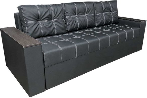 Прямой диван Комфорт (Черный), 1 категория