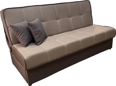 Прямой диван Лукас (Бежевый/коричневый), 1 категория