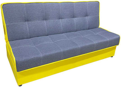 Прямой диван Лукас (Серый/желтый), 1 категория